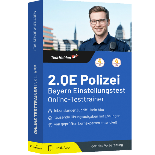 Produktbox 2. QE Bayern Polizei Testtrainer