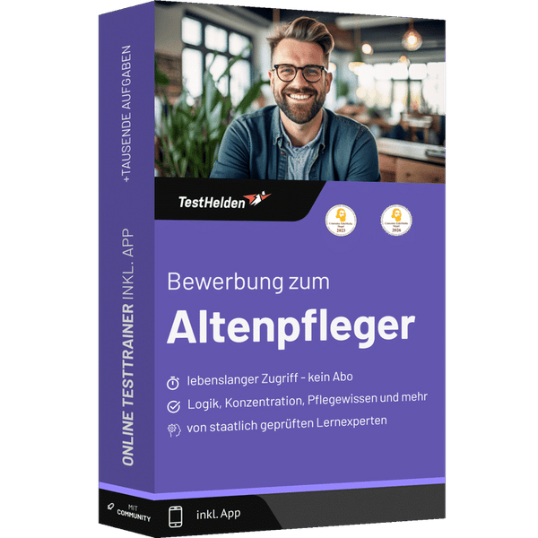 Produktbox Bewerbung Altenpflege Testtrainer