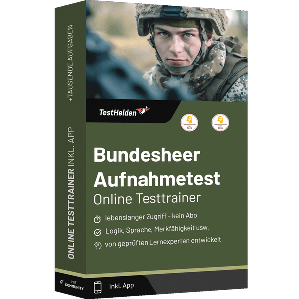 Produktbox Bundesheer Testtrainer