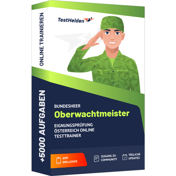 Produktbox Bundesheer Oberwachtmeister Testtrainer