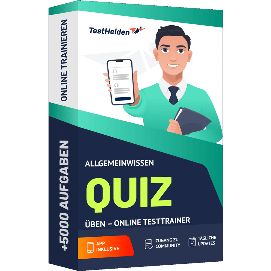 Produktbox Allgemeinwissen Quiz Testtrainer