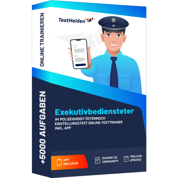 Produktbox Exekutivbediensteter im Polizeidienst