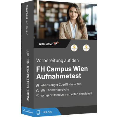 Produktbox FH Campus Wien Österreich Testtrainer