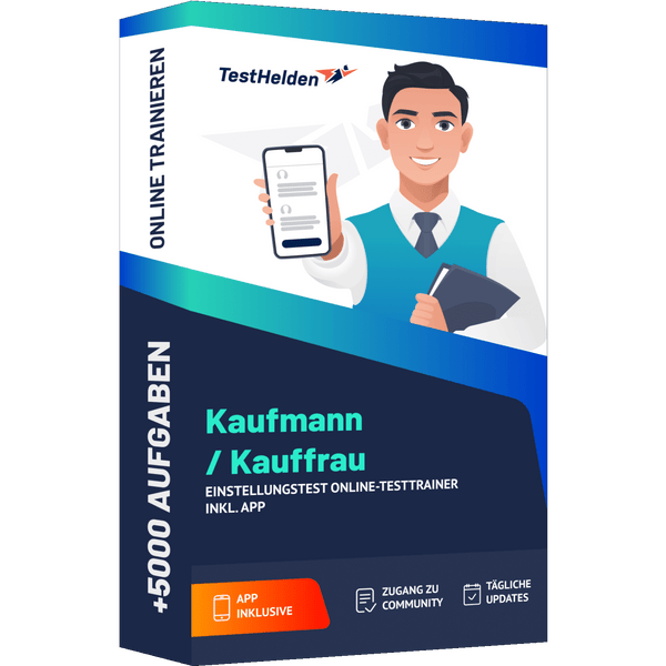 Produktbox Kaufmann / Kauffrau Testtrainer