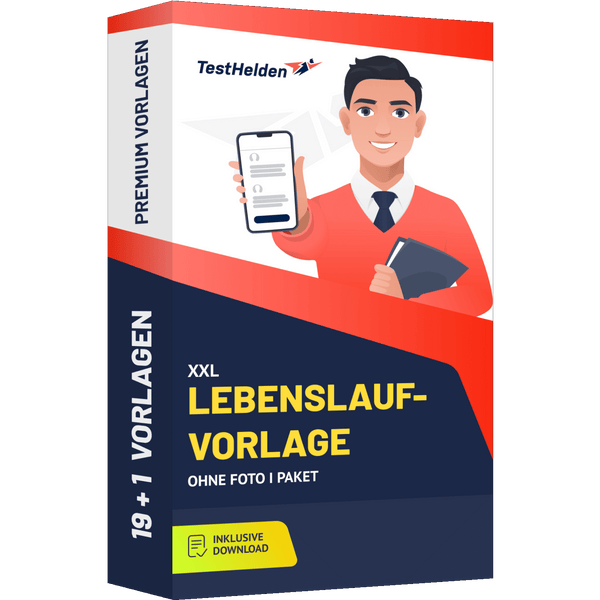 Produktbox Lebenslaufvorlagen ohne Foto