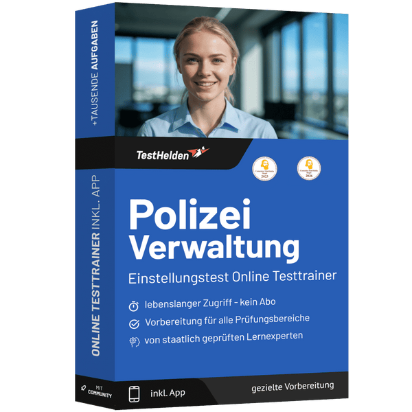 Produktbox Polizei Verwaltung Testtrainer