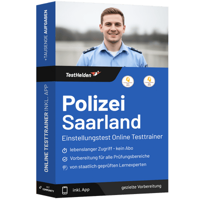 Produktbox Polizei Saarland Testtrainer