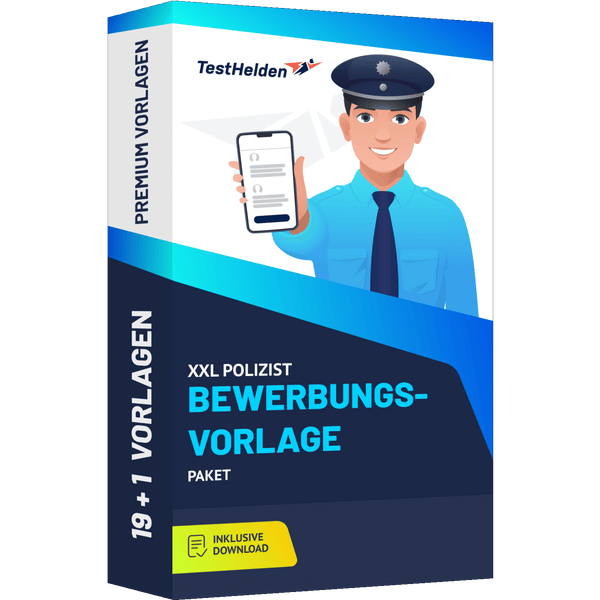 Produktbox Polizist Bewerbungsvorlagen