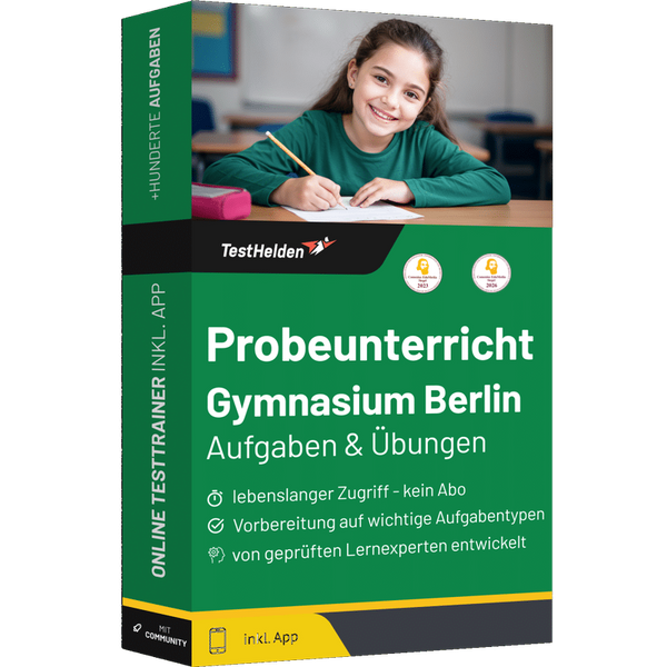 Produktbox Probeunterricht Gymnasium Berlin