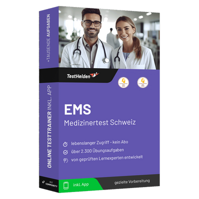 Produktbox EMS Schweiz Medizinertest Testtrainer