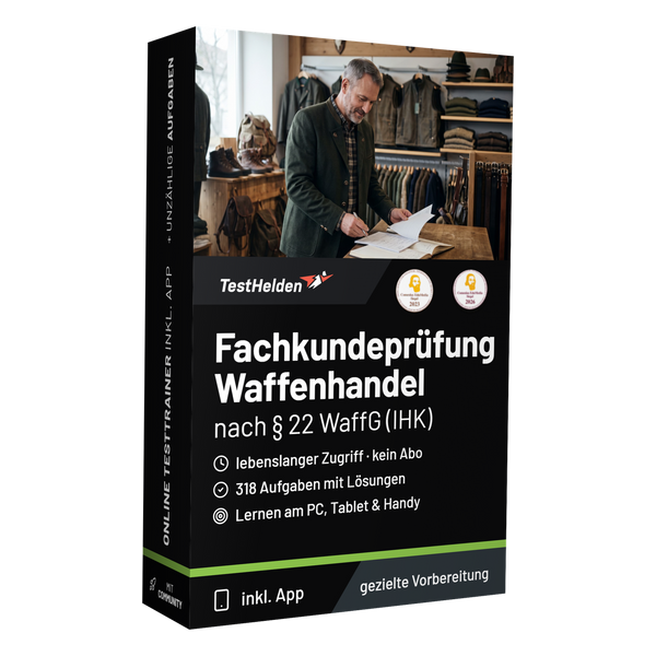 Produktbox Fachkundeprüfung Waffenhandel