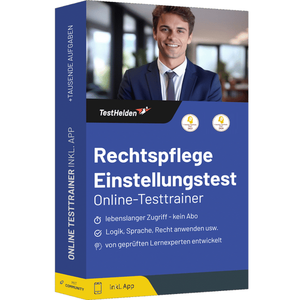 Produktbox Rechtspflege Testtrainer