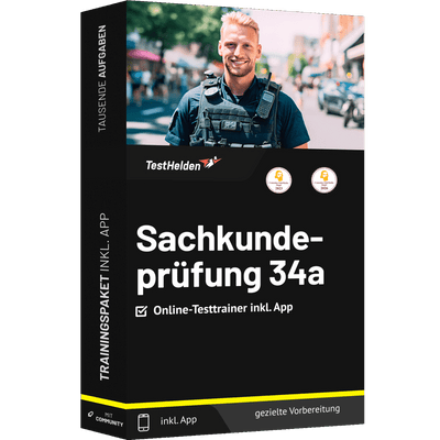Produktbox Sachkundeprüfung 34a Testtrainer