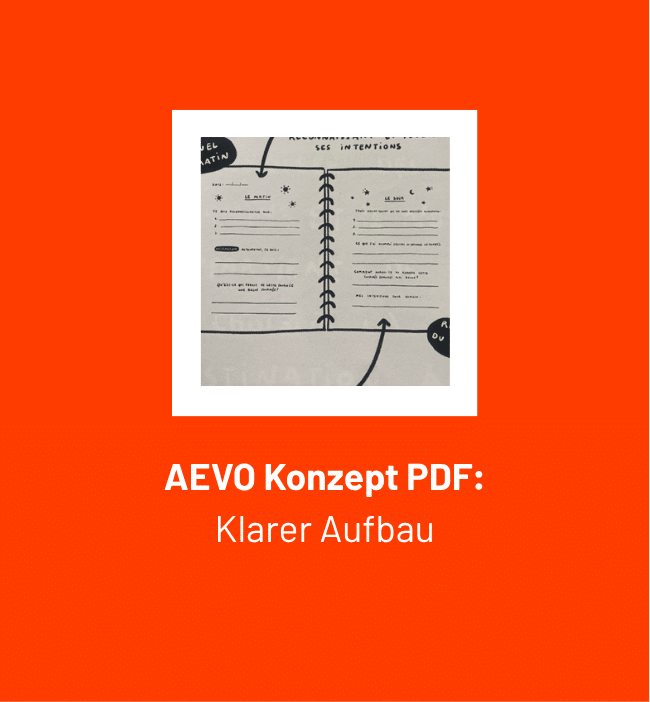 AEVO Konzept PDF: So überzeugst du mit einem klaren Aufbau