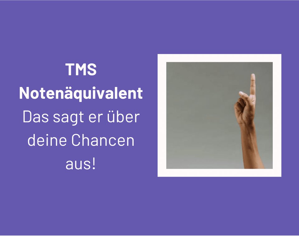 TMS Notenäquivalent verstehen: So fließt das TMS Ergebnis in deine Studienplatzchancen ein