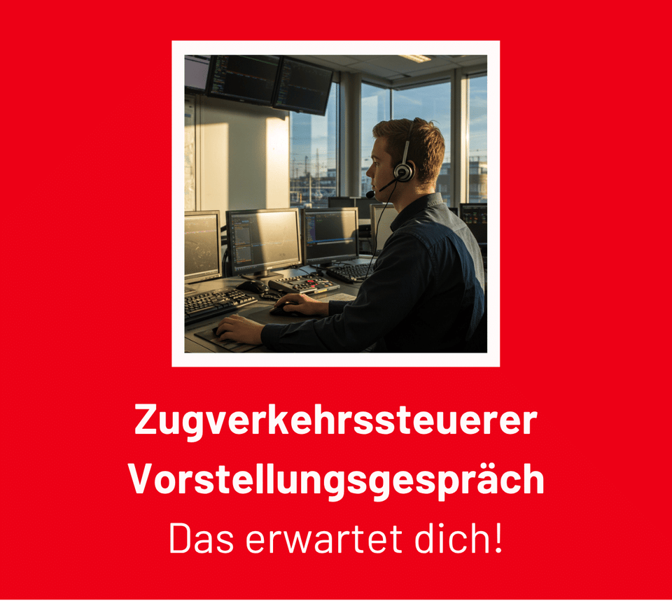 Zugverkehrssteuerer Vorstellungsgespräch: So überzeugst bei der Deutschen Bahn