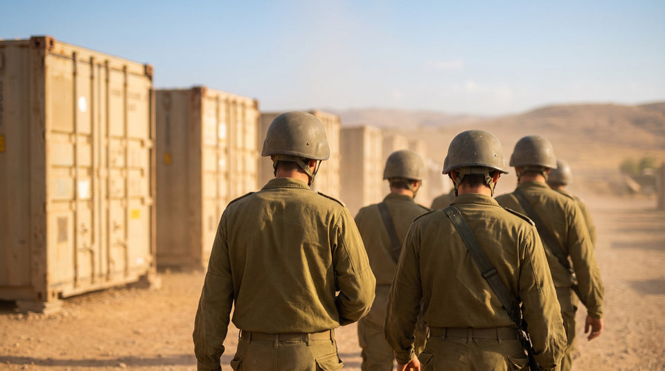 Soldaten in einem Feldlager, Auslandseinsätze der Bundeswehr