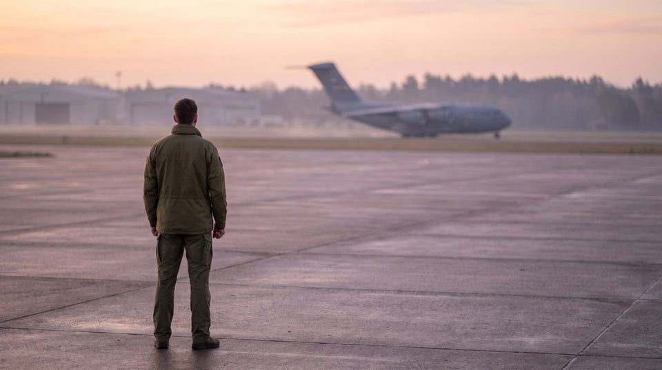 Soldat auf dem Flugfeld, Luftwaffe der Bundeswehr