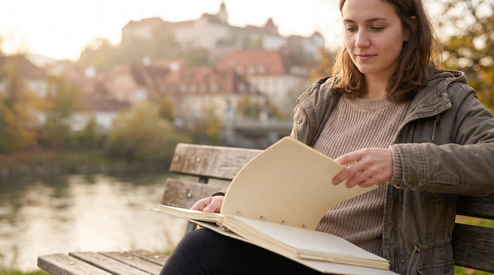 Maturantin lernt in Graz für den Psychologie Aufnahmetest