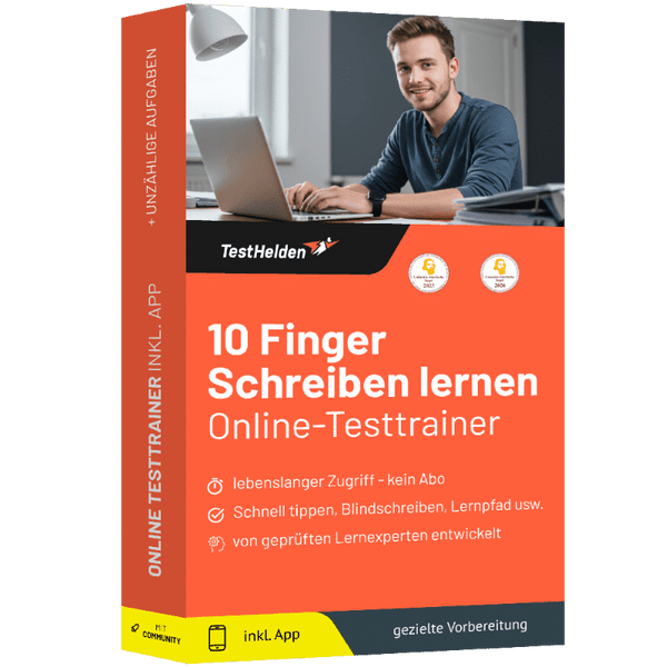 Produktbox 10-Finger-Schreiben Testtrainer