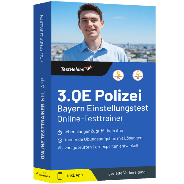 Produktbox 3. QE Bayern Polizei Testtrainer