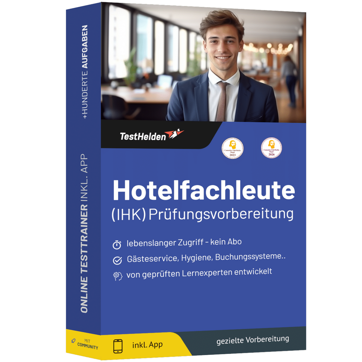 Produktbox Hotelfachmann Prüfung (IHK) Vorbereitung 2026 üben - Online Testtrainer