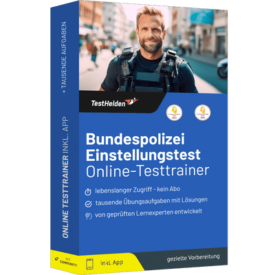 Produktbox Bundespolizei Testtrainer