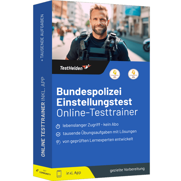 Produktbox Bundespolizei Testtrainer