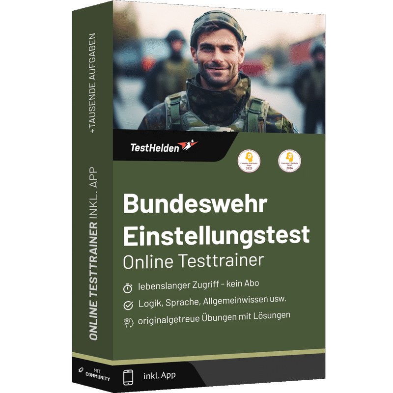 Produktbox des Bundeswehr Testtrainer