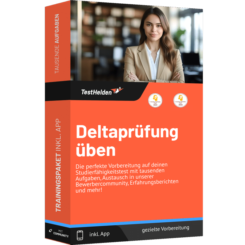 Produktbox des Deltaprüfung Testtrainer