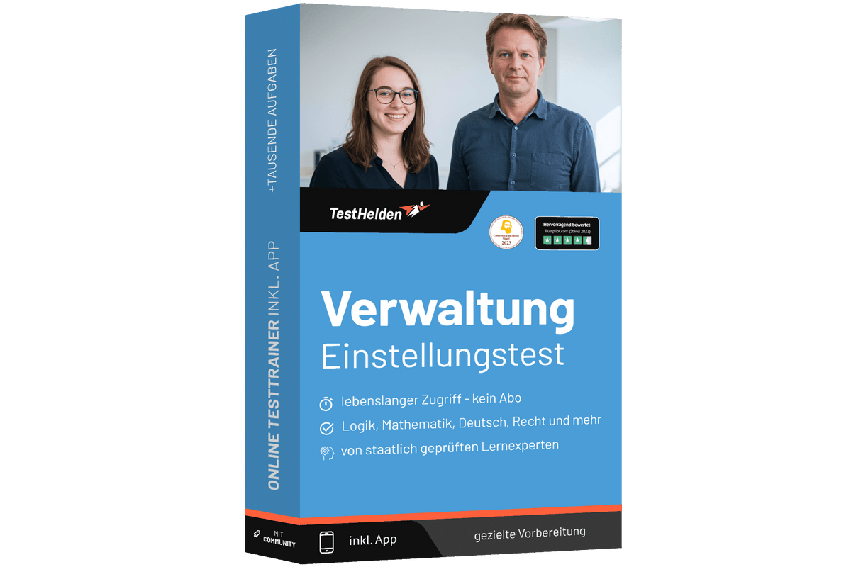 Produktbox Verwaltung Einstellungstest 2026 üben – Online Testtrainer