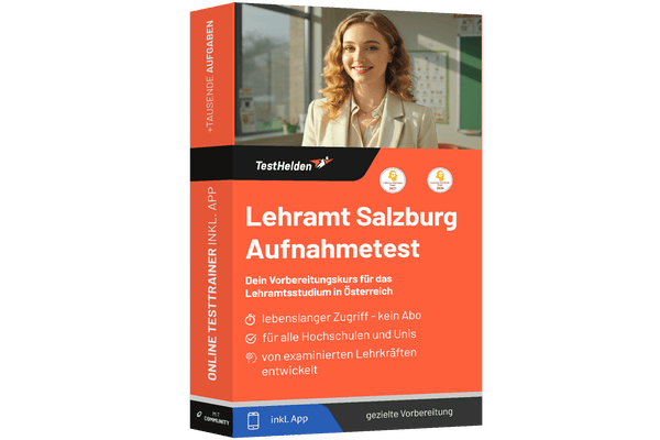 Produktbox Lehramt Salzburg Österreich Testtrainer