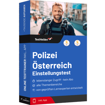 Produktbox Polizei Österreich Testtrainer