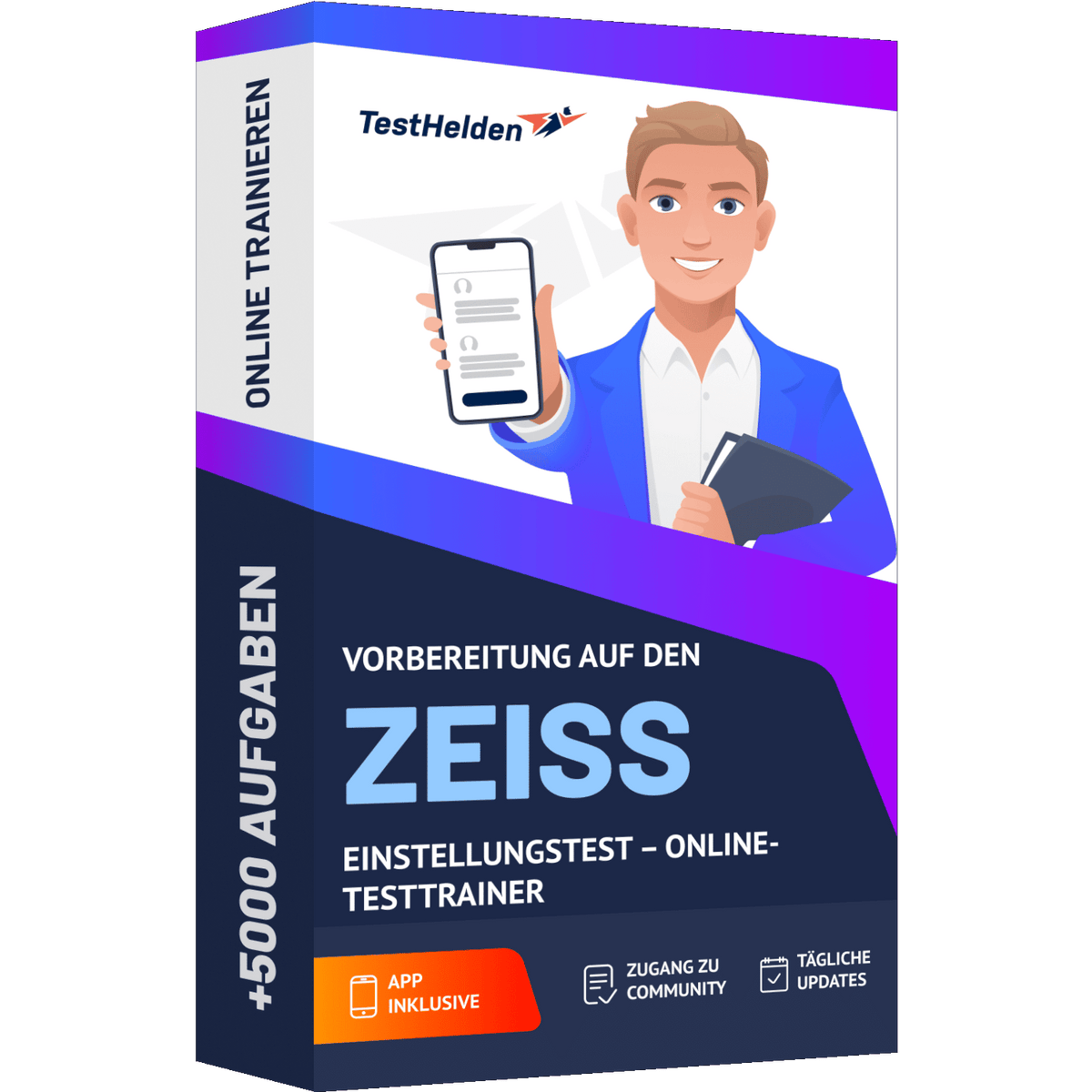 Produktbox ZEISS Einstellungstest 2026 üben – Online-Testtrainer