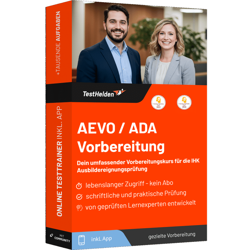 Produktbox des AEVO / AdA IHK-Prüfungstrainer