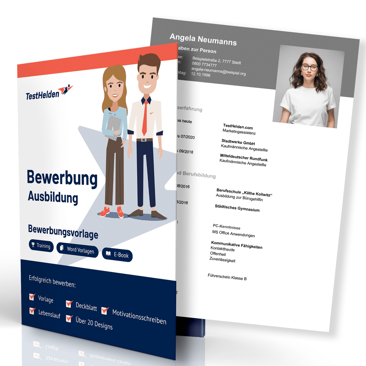Buchcover ausbildung-bewerbungsvorlage