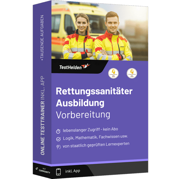 Produktbox Ausbildung Rettungssanitäter Testtrainer