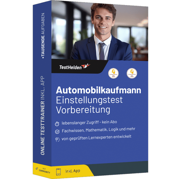 Produktbox Automobilkaufmann Testtrainer