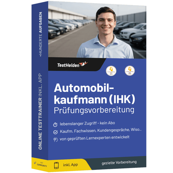 Produktbox Automobilkaufmann IHK-Prüfungstrainer