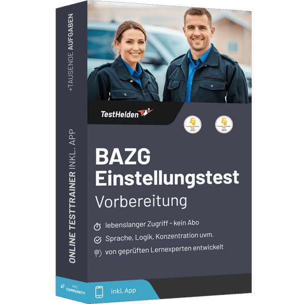 Produktbox BAZG Testtrainer