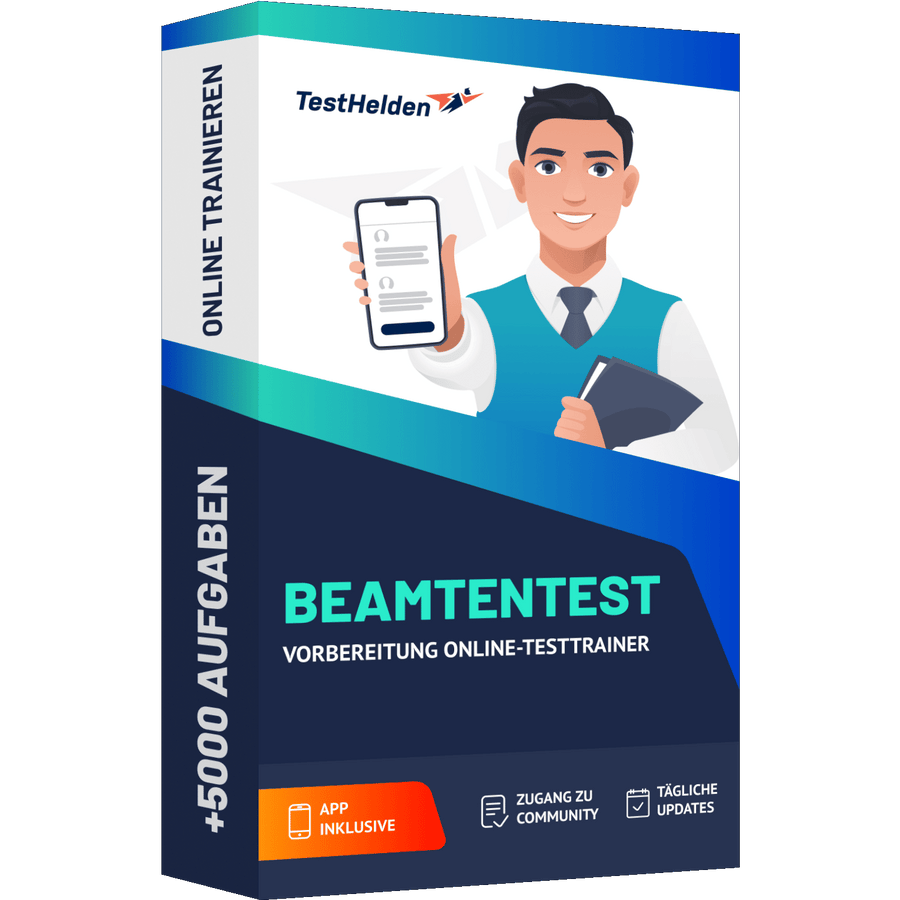 Produktbox Beamtentest Testtrainer