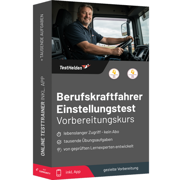 Produktbox Berufskraftfahrer Testtrainer