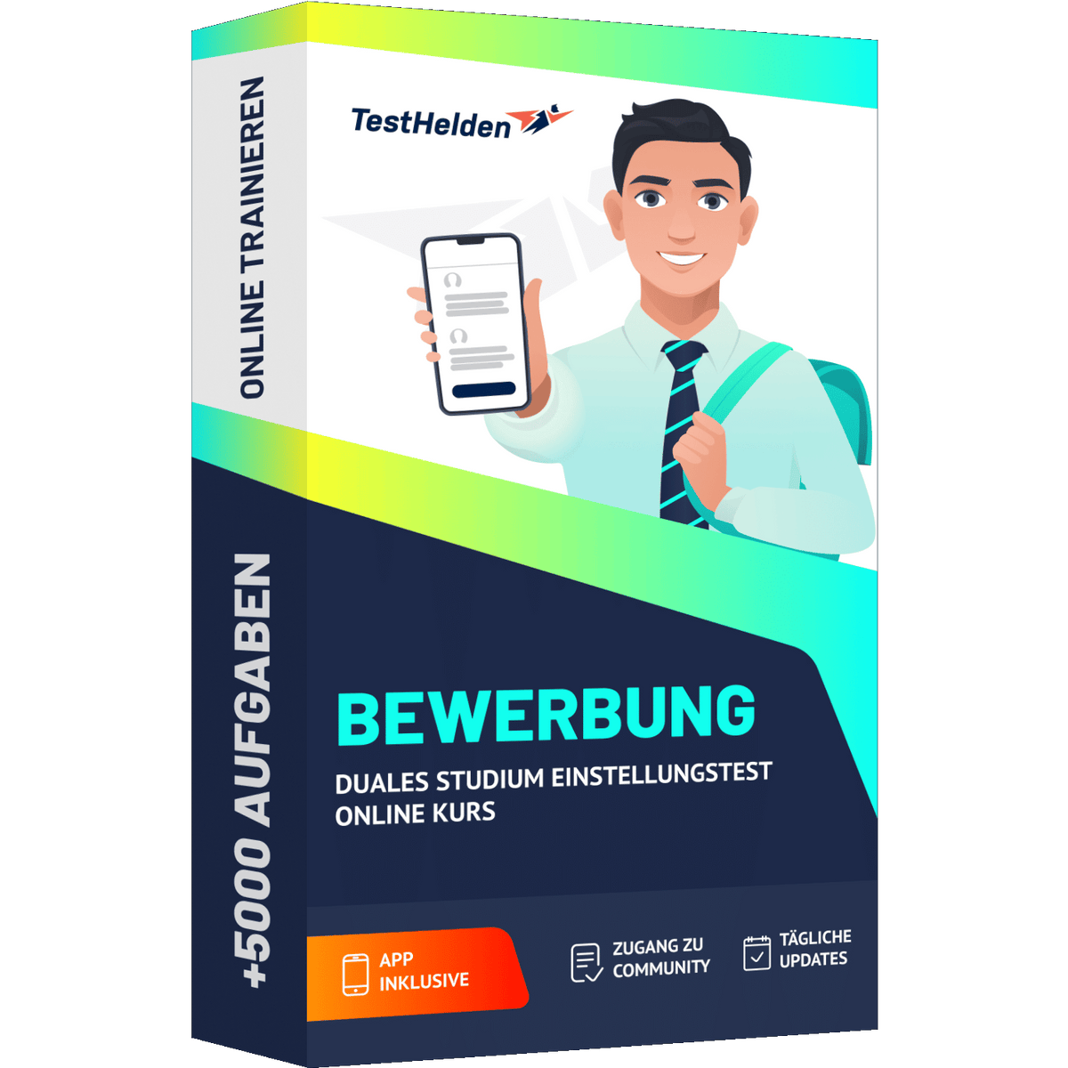 Produktbox Duales Studium Einstellungstest & Bewerbung 2026 üben – Online-Kurs