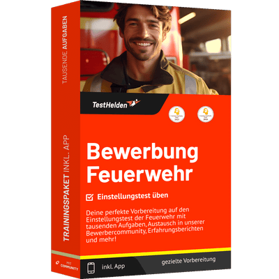 Produktbox Bewerbung Feuerwehr Online-Kurs