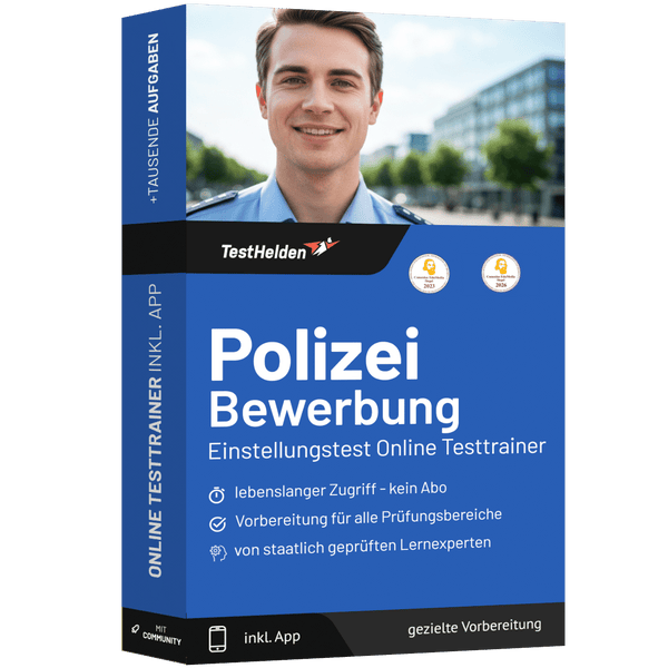 Produktbox Bewerbung Polizei Testtrainer
