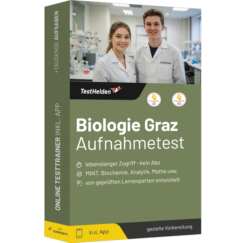 Buchcover biologie-graz-aufnahmetest