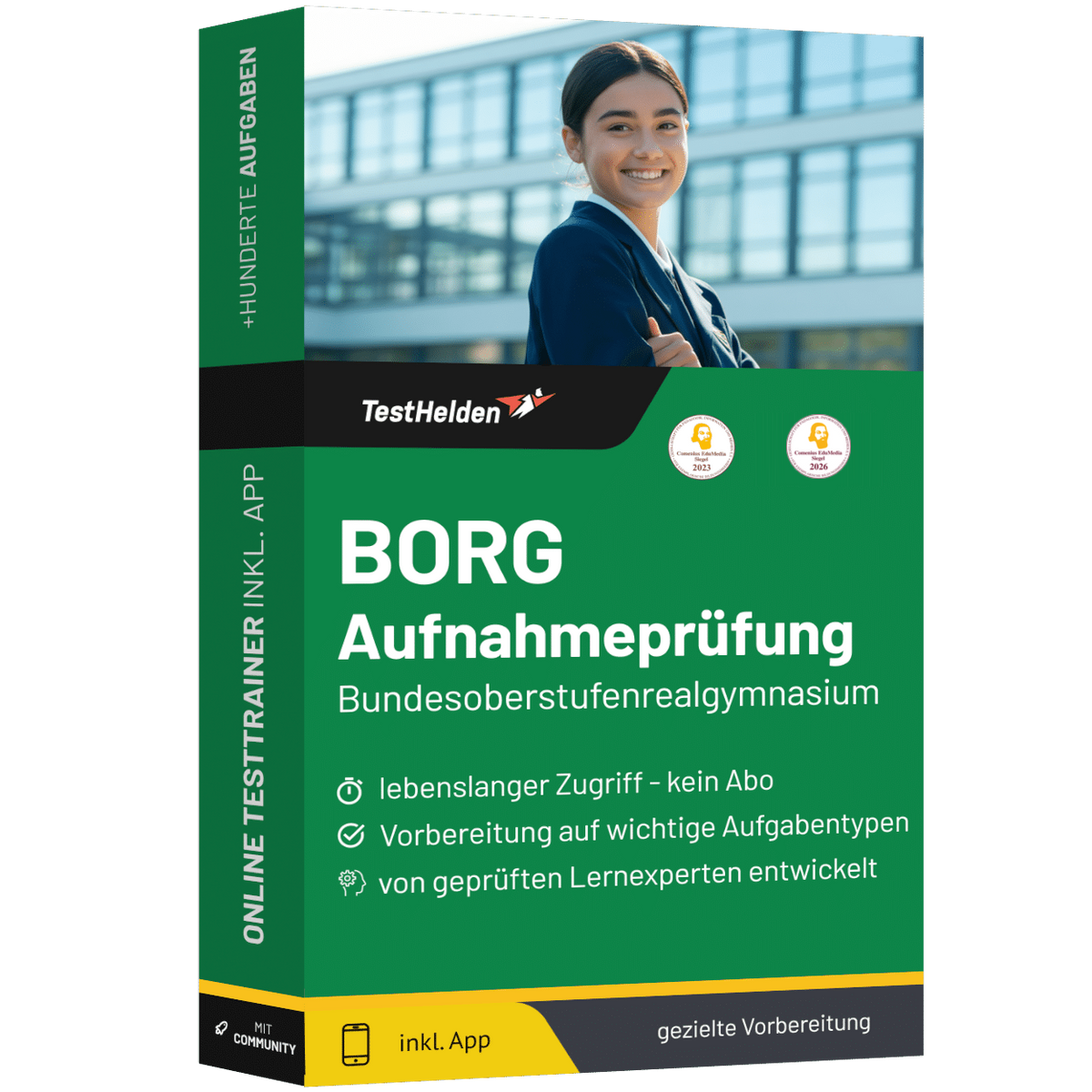 Buchcover borg-aufnahmepruefung