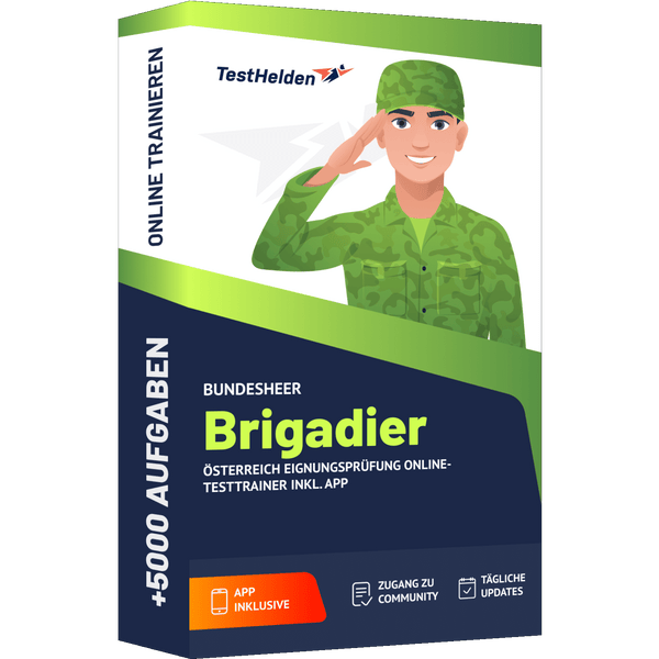 Produktbox Bundesheer Brigadier Testtrainer