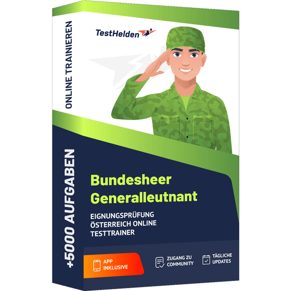 Produktbox Bundesheer Generalleutnant Testtrainer