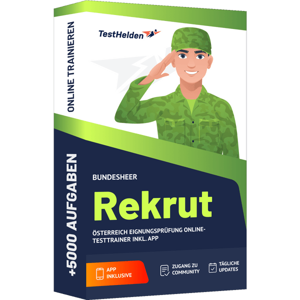 Produktbox Bundesheer Österreich Testtrainer
